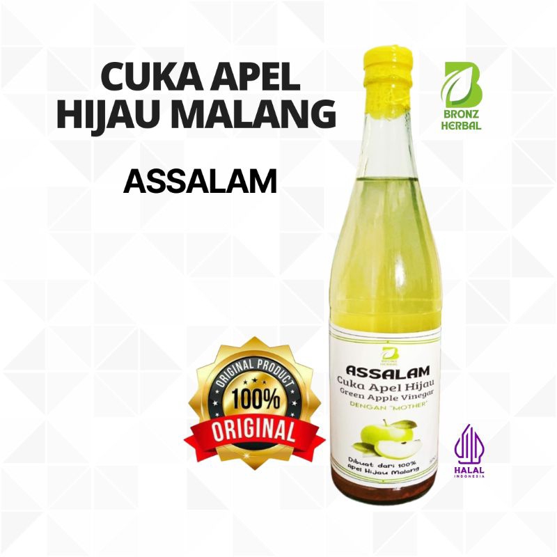 

Jual CUKA APEL HIJAU MALANG ASSALAM 500ML