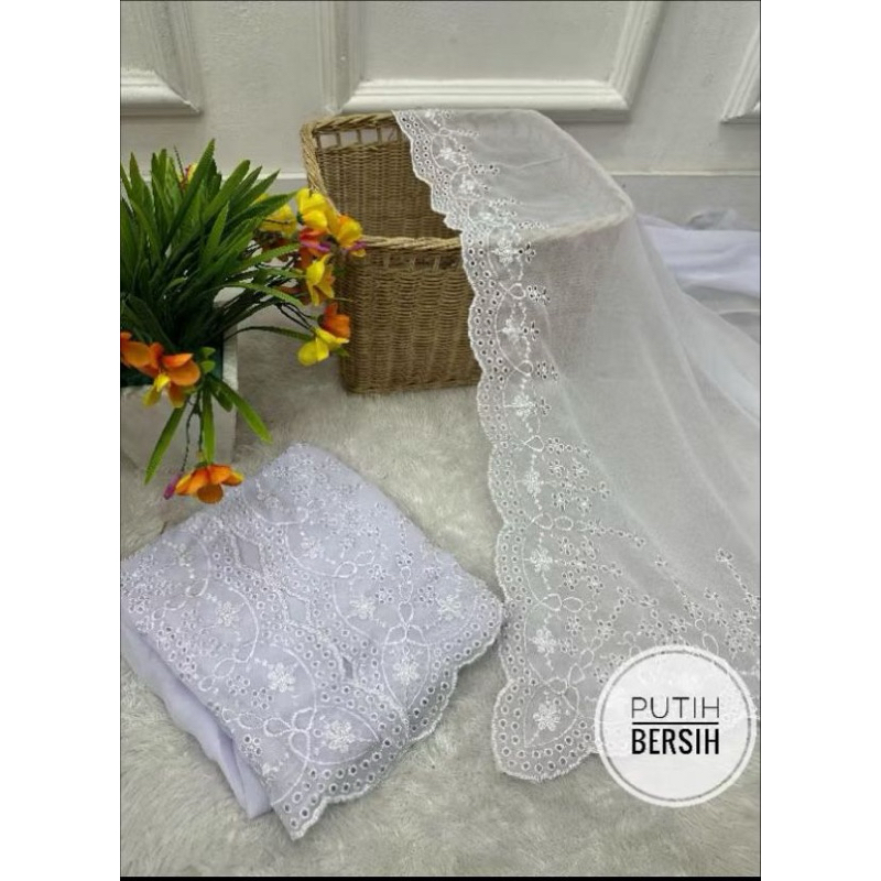 KAIN KEBAYA BORDIR PERMATA/KAIN KEBAYA BORDIR MURAH/KAIN KEBAYA BORDIR TERBARU