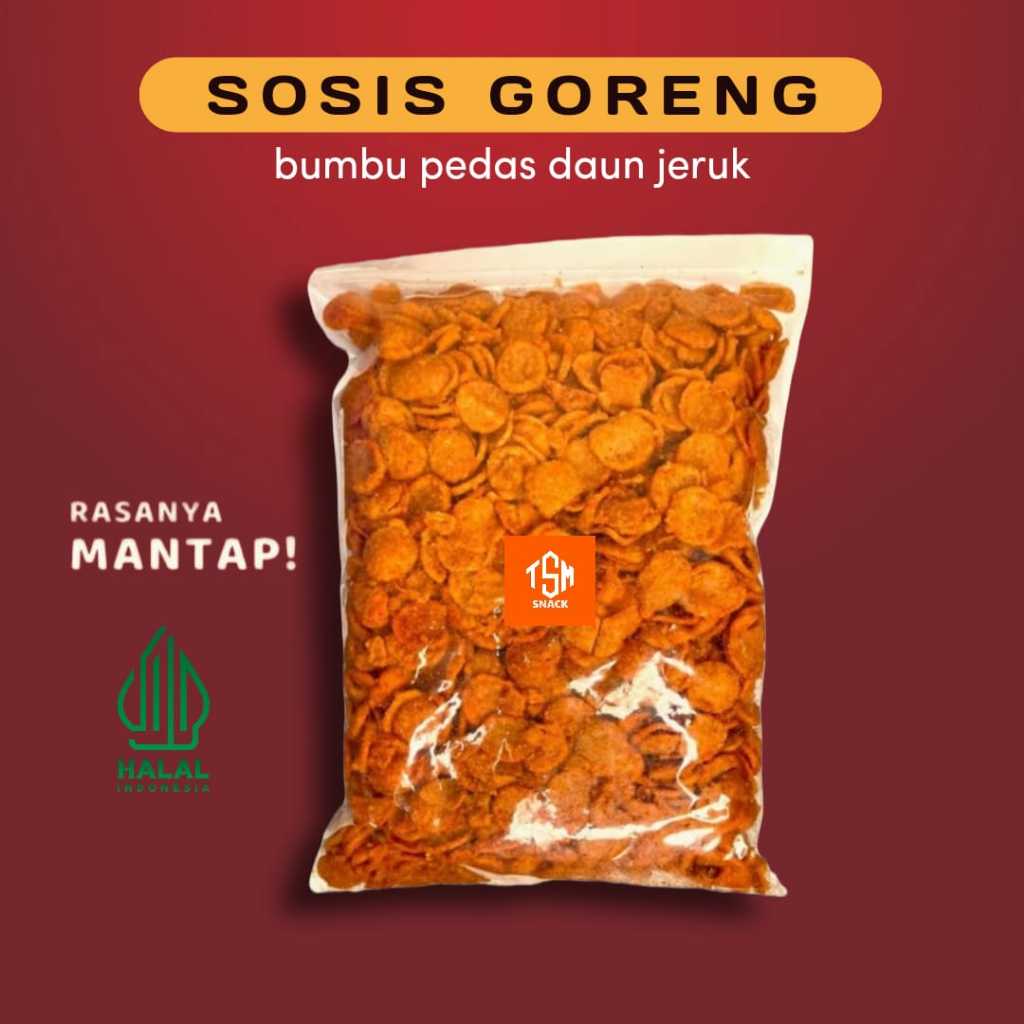 

Sosreng 1 Kg Bumbu Gurih Pedas Daun Jeruk / Sosis Goreng Pedas Kriuk