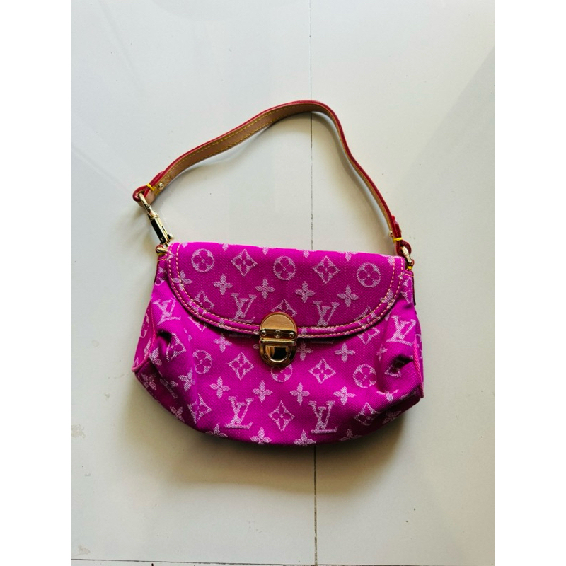 Tas LV Cewek Bahan Denim
