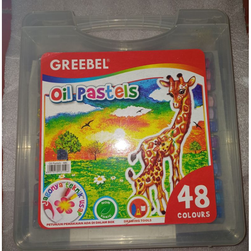 

GREEBEL Crayon 48 Warna / Greebel Kids Oil Pastel / Crayon Greebel 48 Warna