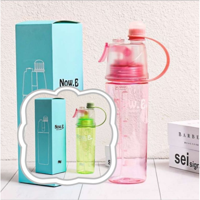 Botol minum sport spray 600ml (random)