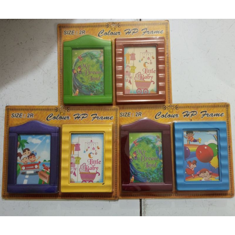 Frame Foto / Bingkai Foto / Colour HP Frame 2R