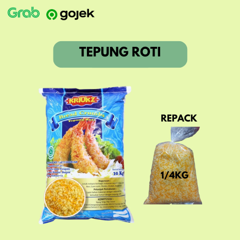 

Tepung Roti Kriukz - Panko Kriukz Bread Crumbs 250 Gram