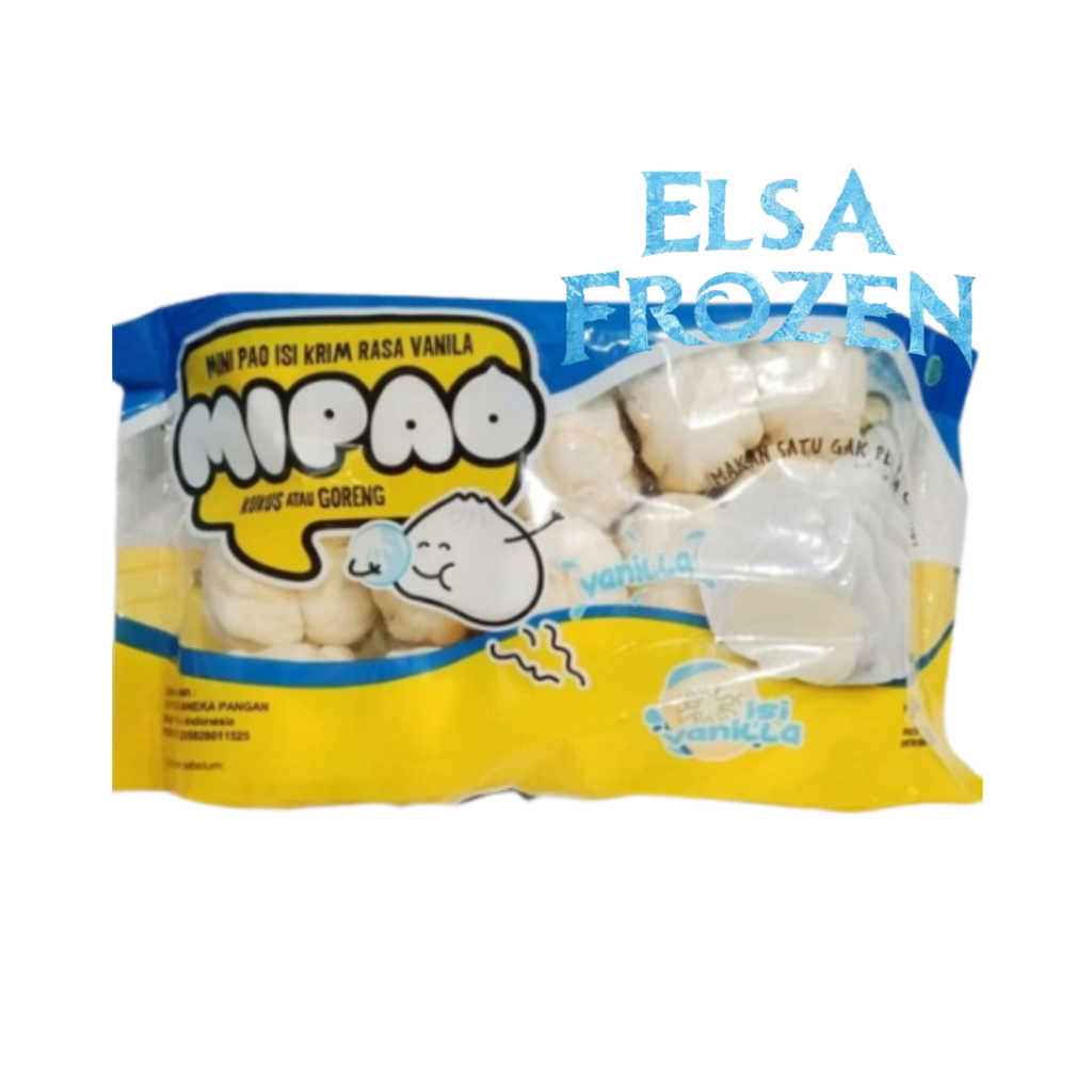 

MIPAO RASA VANILLA 520GR ISI 30PCS / BAKPAO / FROZEN FOOD