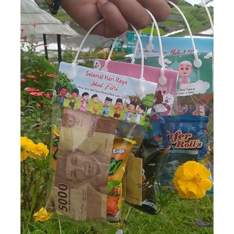 

Parcel Mini Lebaran Isi 10 Biji / Lebel Bingkisan Lebaran / Parcel Lebaran