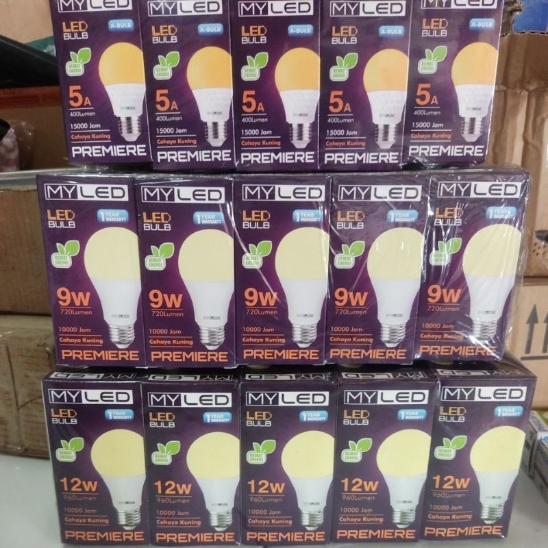 Lampu LED MYLED Premiere Cahaya Kuning & SMD Premiere Cahaya Kuning
