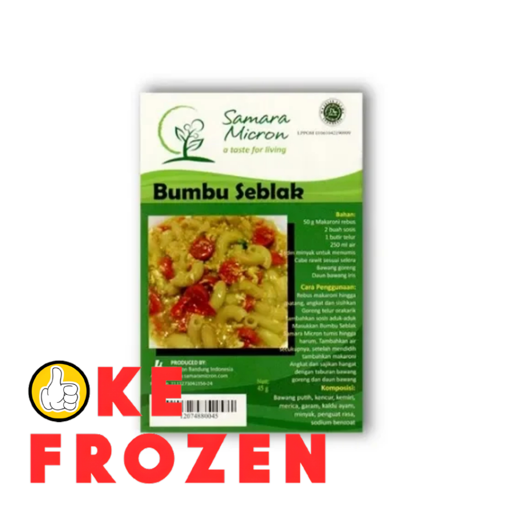 

MICRON BUMBU SEBLAK 45GR/BUMBU INSTAN