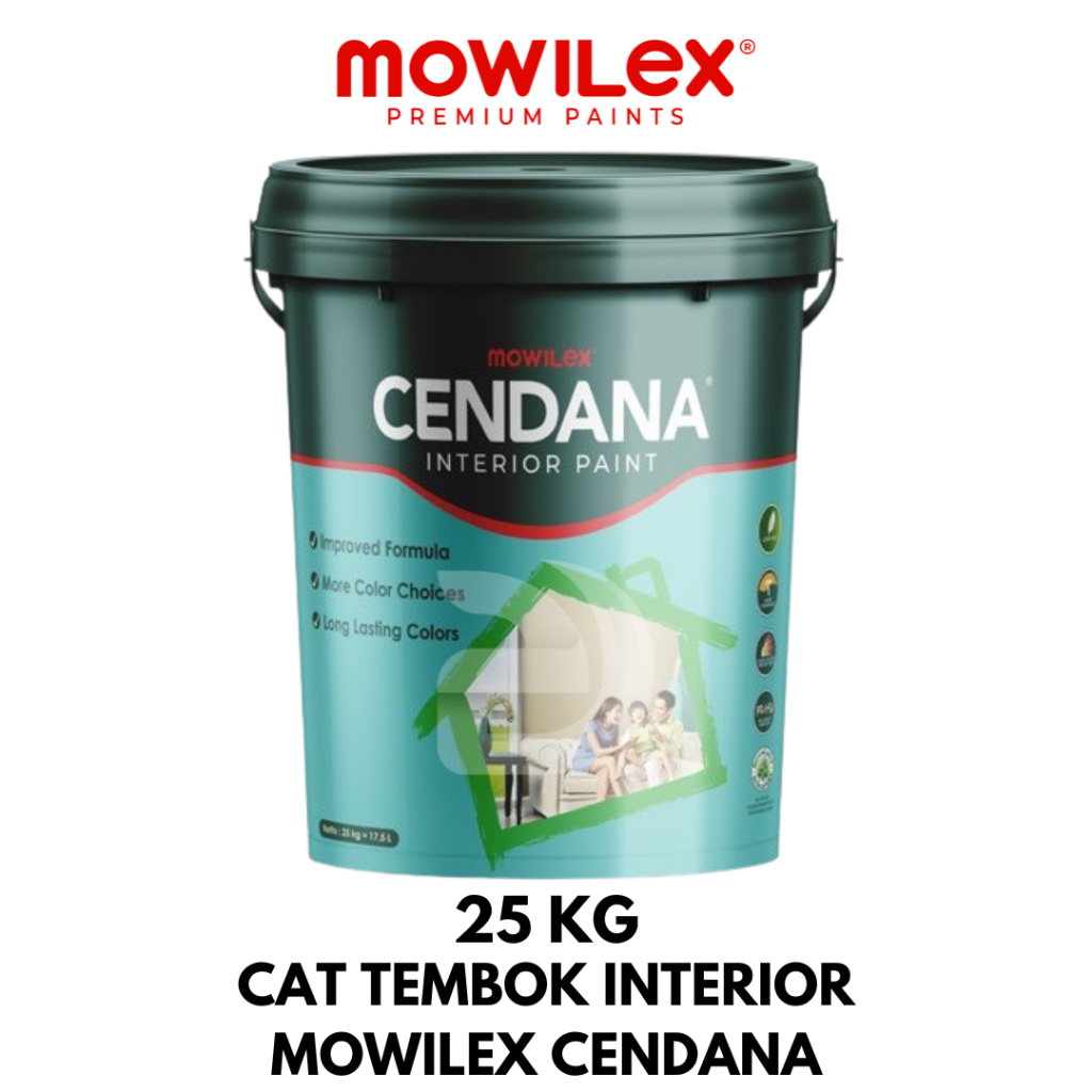 Cat Dinding Interior Mowilex Cendana Pail 25 Kg