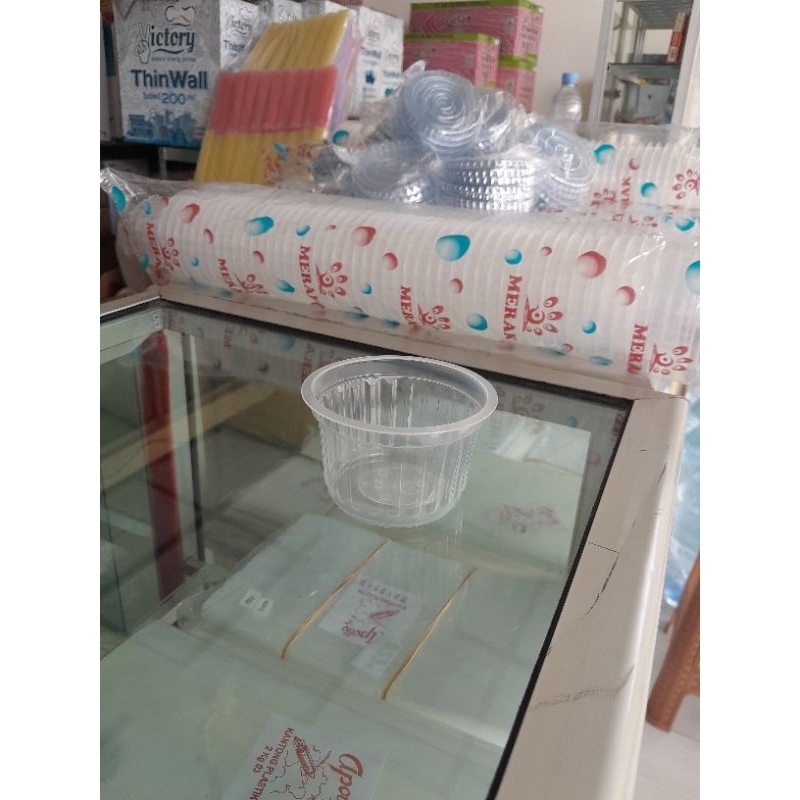 Cup Agar/Jelly Merak Belimbing 120 ml + Tutup isi 50 Pcs