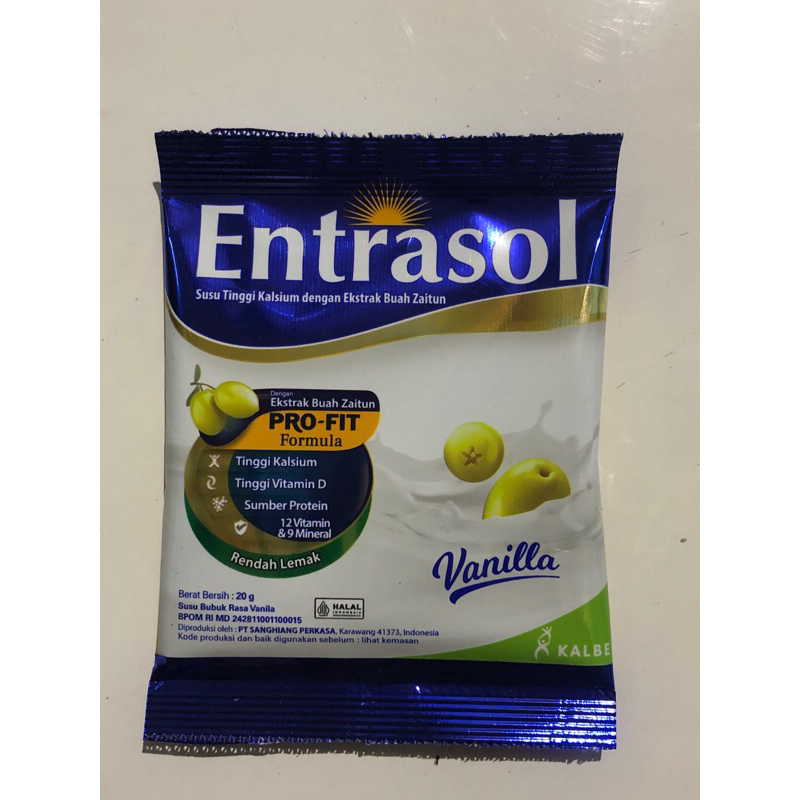 

Susu Entrasol Vanilla