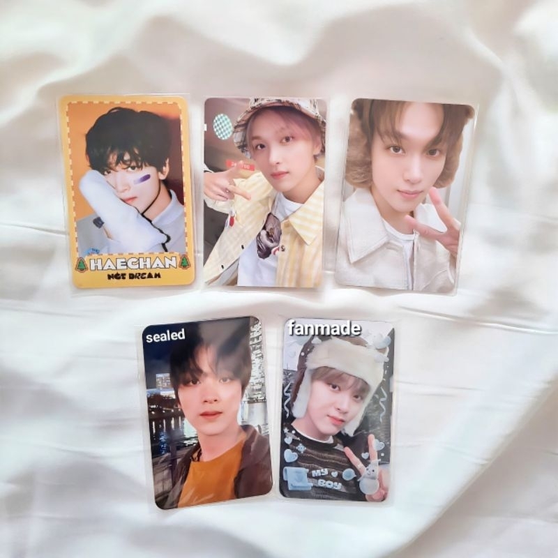 PHOTOCARD OFFICIAL HAECHAN NCT DREAM HAECHAN PIZZA TC CANDY MUMO BFE XMAS PC HAECHAN LUCU TERBARU