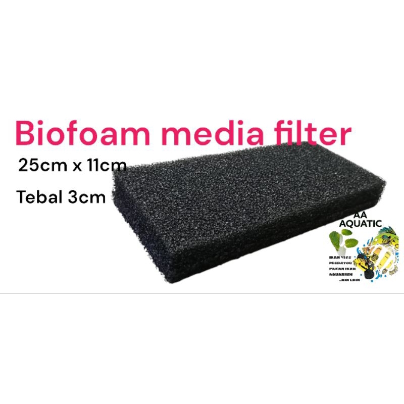 biofoam media filter