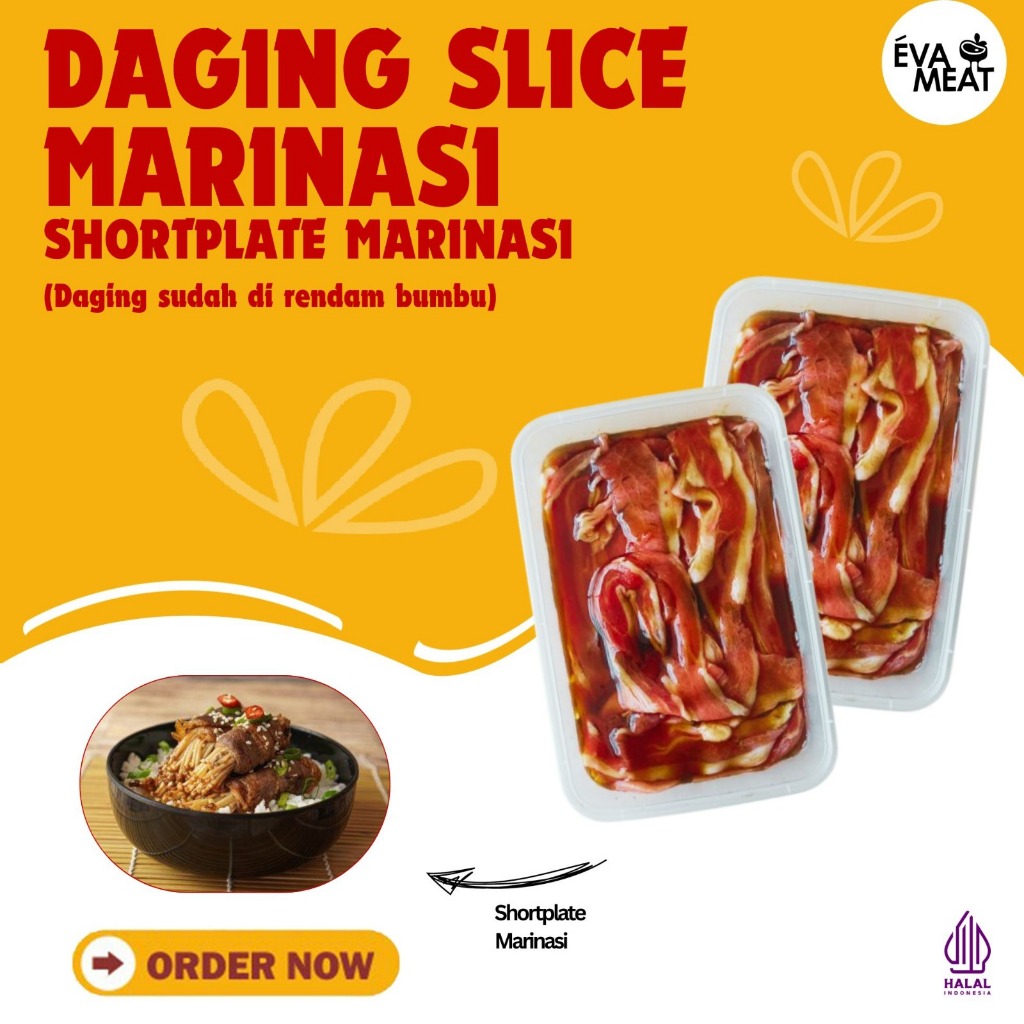 

Shortplate Marinasi / Daging Marinasi / Shortplate Marinated / Daging Bumbu / Daging Sapi Marinasi / Frozen Food