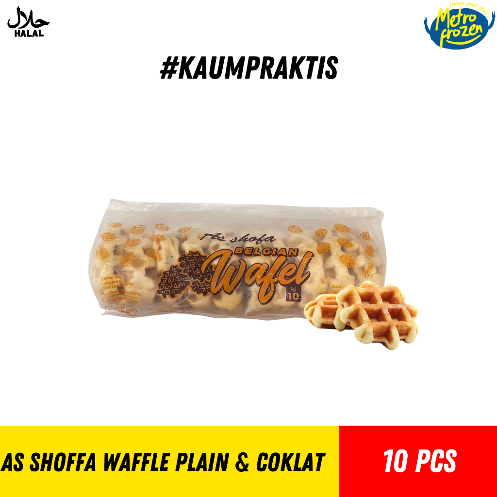 

AS SHOFFA Waffle Plain & Coklat (10pcs)