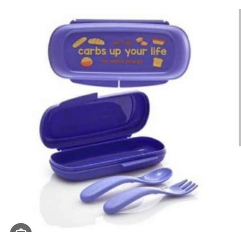 Sendok bayi Meat me Tupperware, peralatan makan bayi