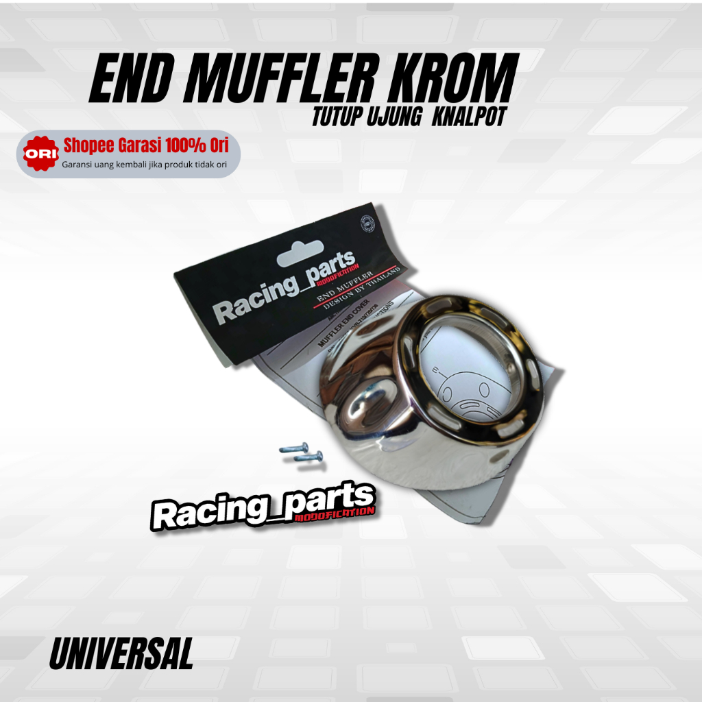 END MUFFLER END CUP MONCONG KNALPOT VARIO 125 150 BEAT SCOOPY MIO PCX PNP CMS ZRC TZM ORIGINAL