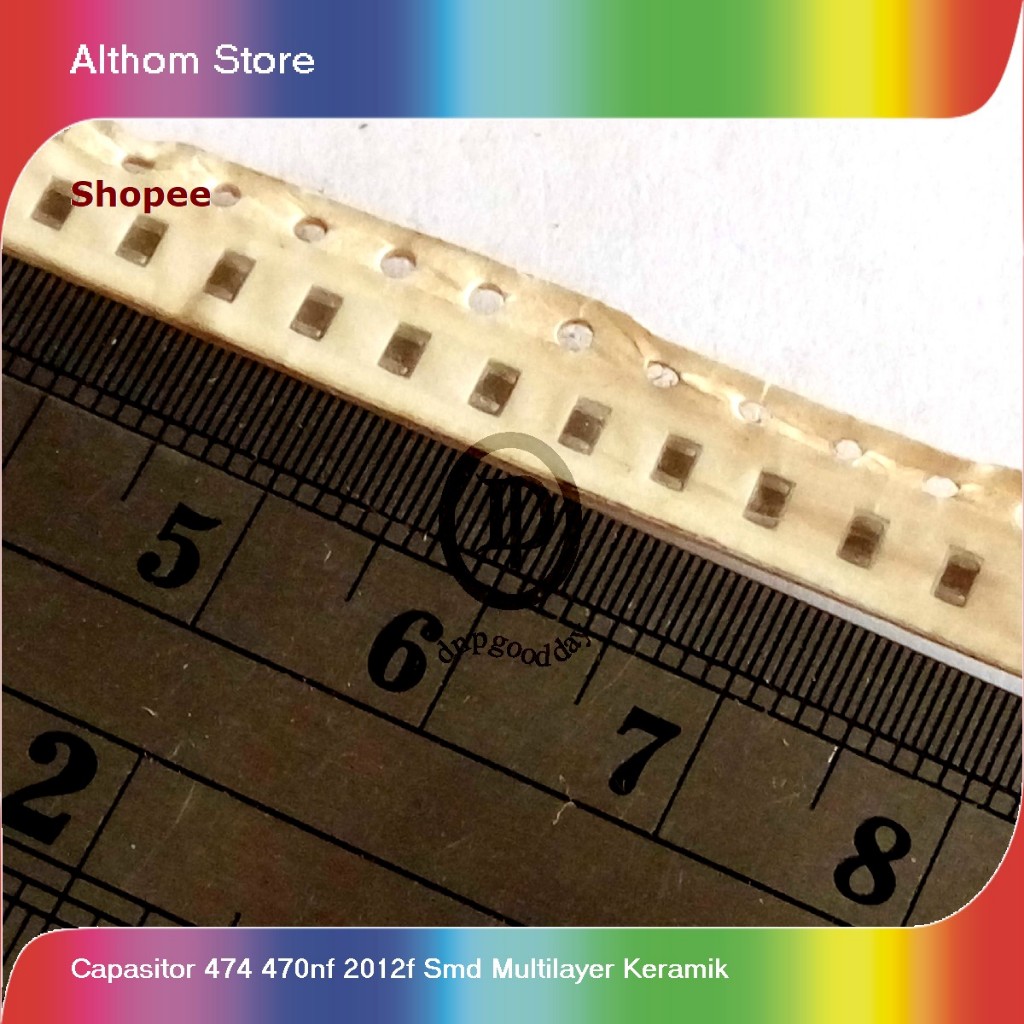 capasitor 474 470nf 2012f smd multilayer keramik