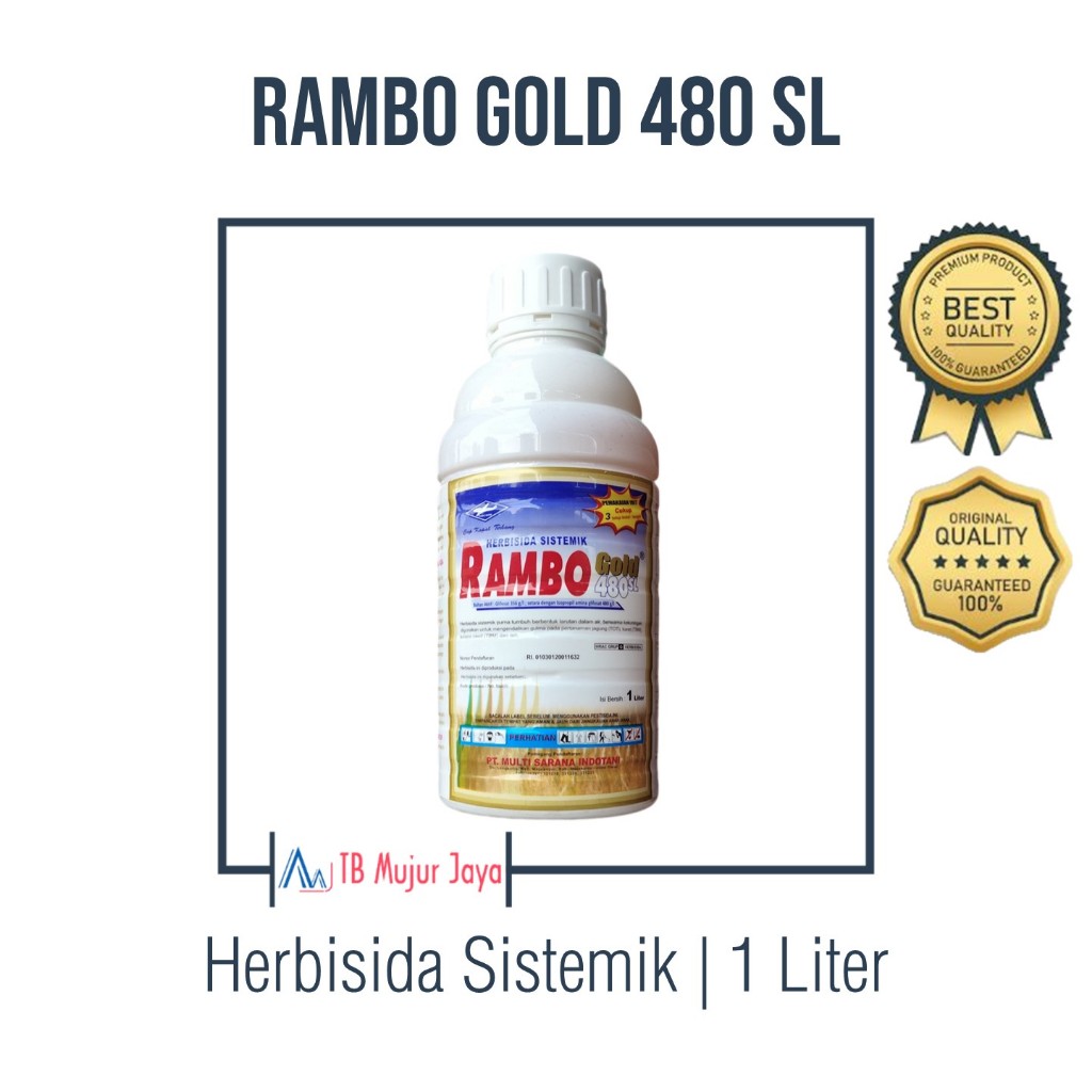 Herbisida Sistemik Glifosat 1 Liter untuk Gulma