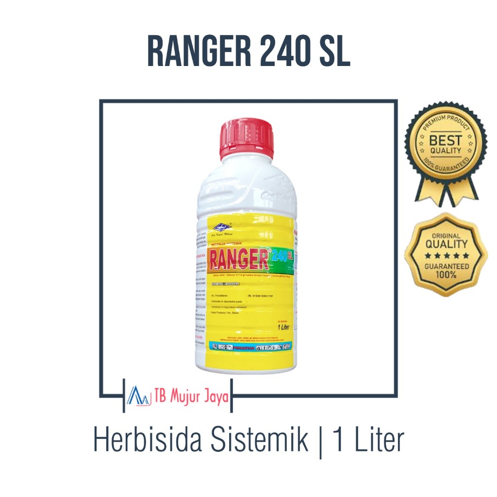 Herbisida Sistemik Obat Pembasmi Rumput Ranger 240 Sl Cap Kapal Terbang 1 Liter