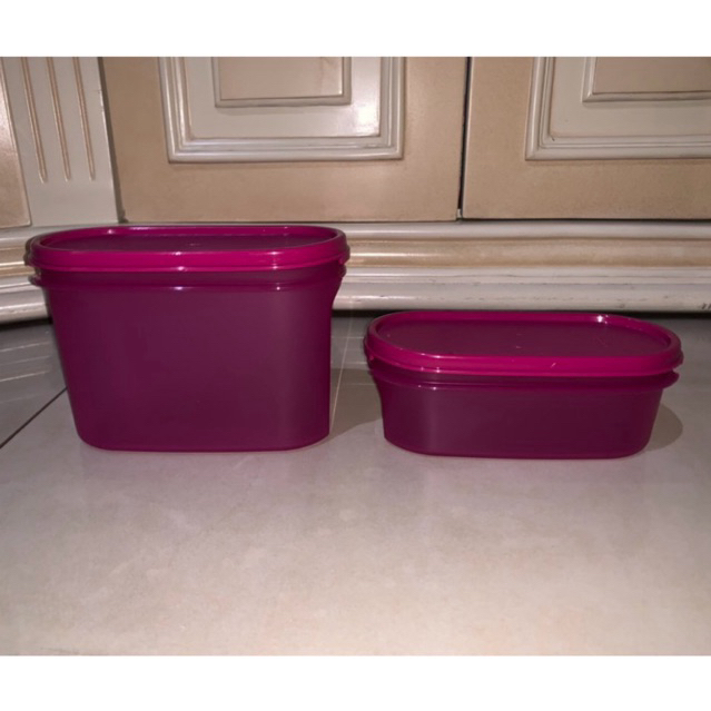 Tupperware Tempat Penyimpanan Makan Kontainer oval