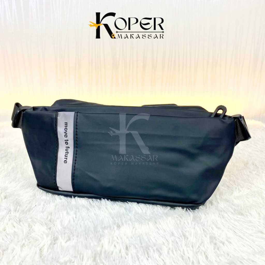 TAS PINGGANG WAIST BAG PRIA TAS SELEMPANG SLING BAG KEKINIAN MAKASSAR