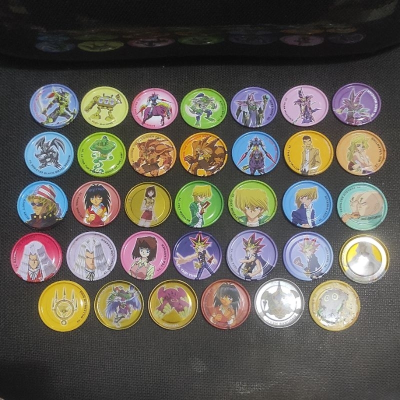 1 Pcs Tazos Tajos Chiki Balls Yu-Gi-Oh Bahan Besi Metal