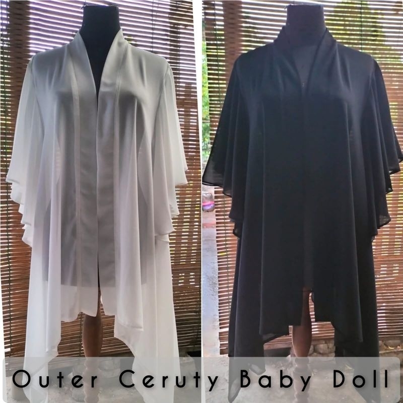 Outer Cardigan Sifon Ceruty Baby Doll Polos
