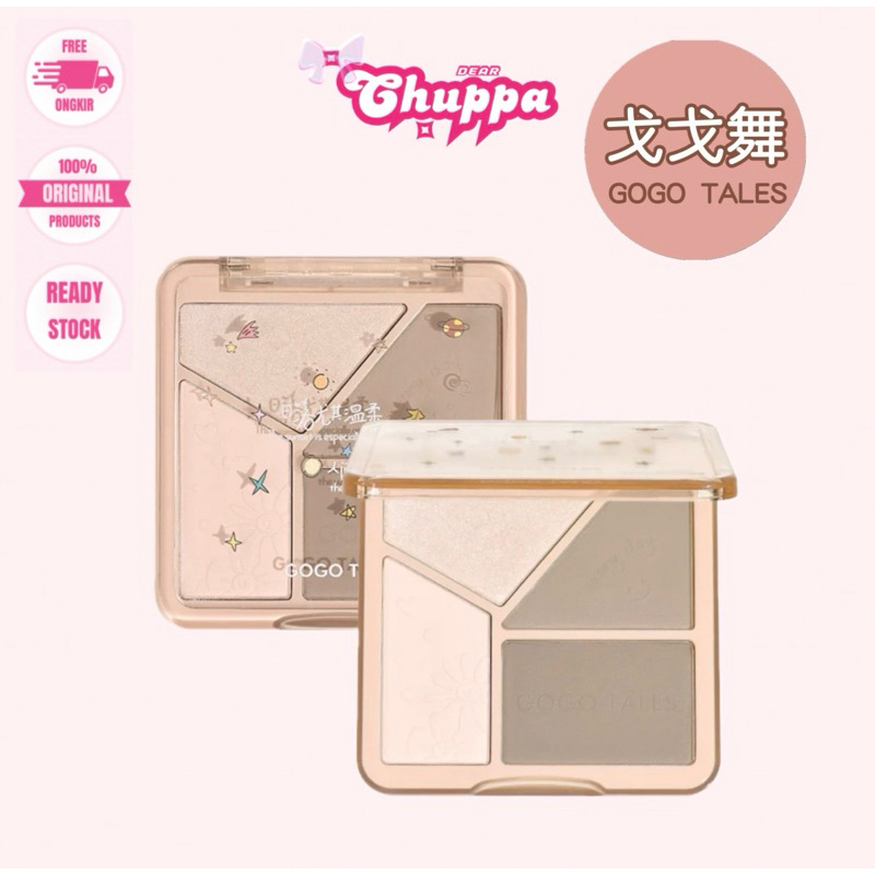 GOGO TALES Highlight & Contour Face Palette