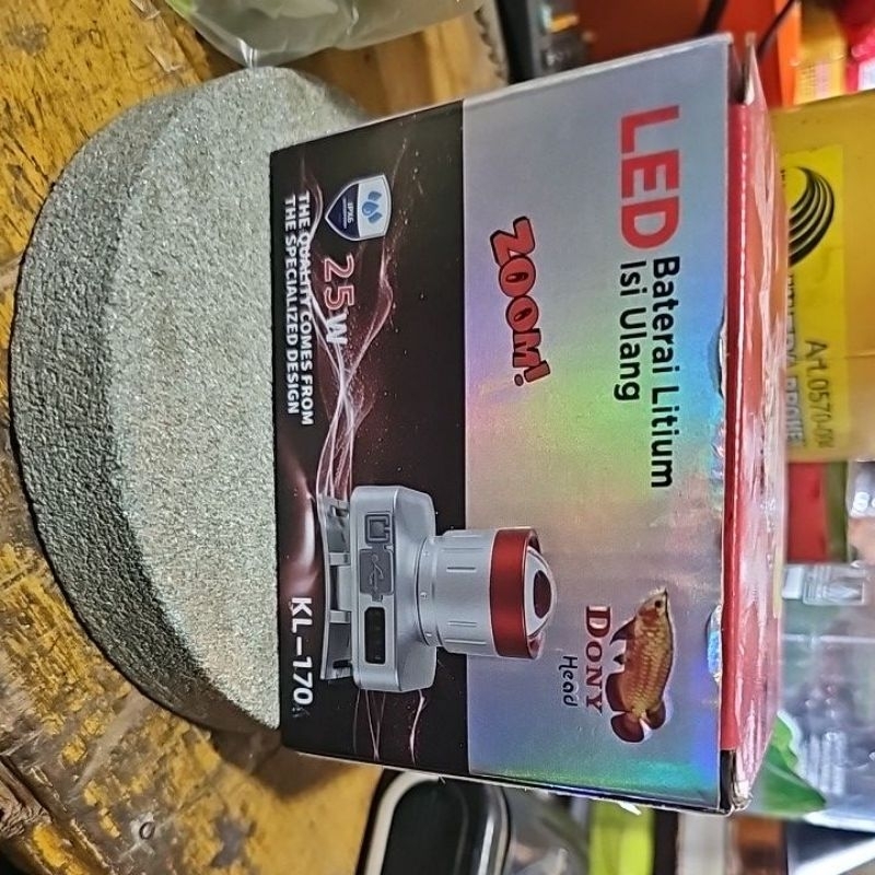 SENTER KEPALA DONY KL-170  CAHAYA KUNING