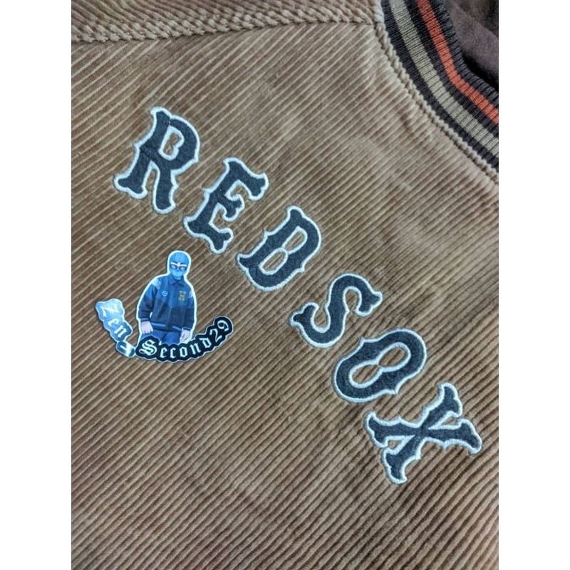 VARSITY MLB REDSOX CORDUROY RARE NOT MLB SATIN