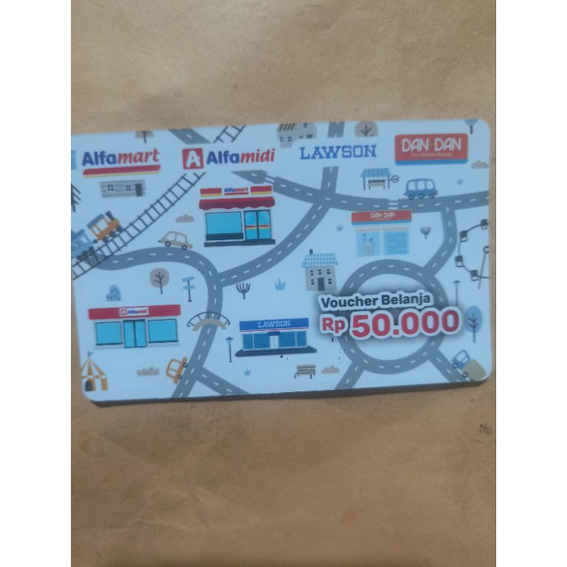 Voucher belanja Alfamart original
