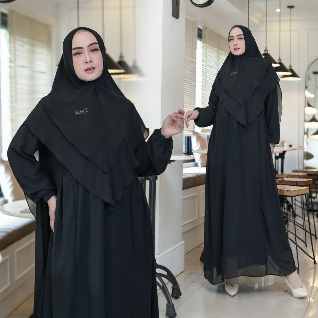 Set syar'i Hanifah/gamis muslimah