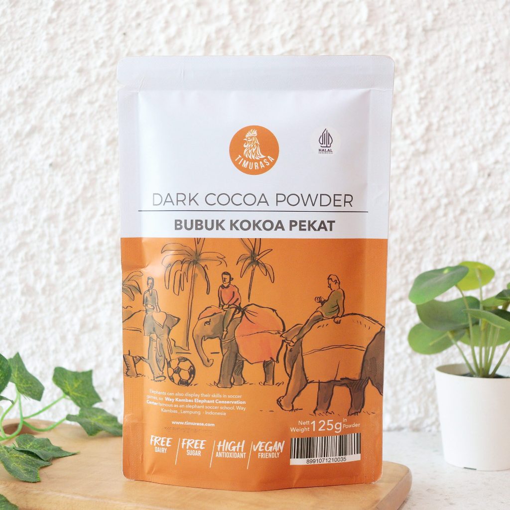 

125G DARK Cocoa Powder Bubuk Cokelat - TIMURASA