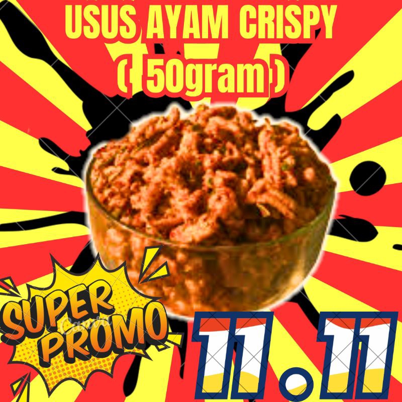 

USUS AYAM CRISPY KRISPI CRYSPI 50 gram