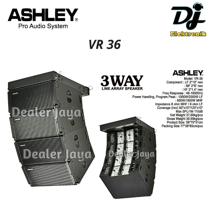 Speaker Line Array Ashley VR 36 / VR36 - Pasif