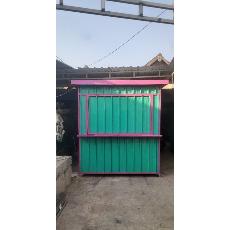 Booth Container 2x2.5 meter tinggi 2,20m