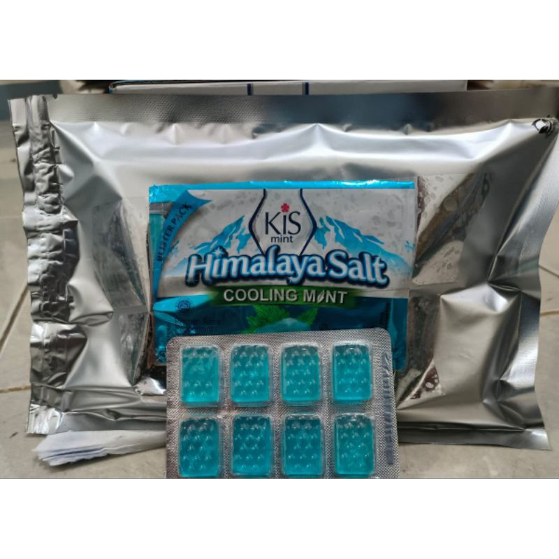 (10 strip/80 Butir) Permen Kiss Himalaya Salt Cooling Mint