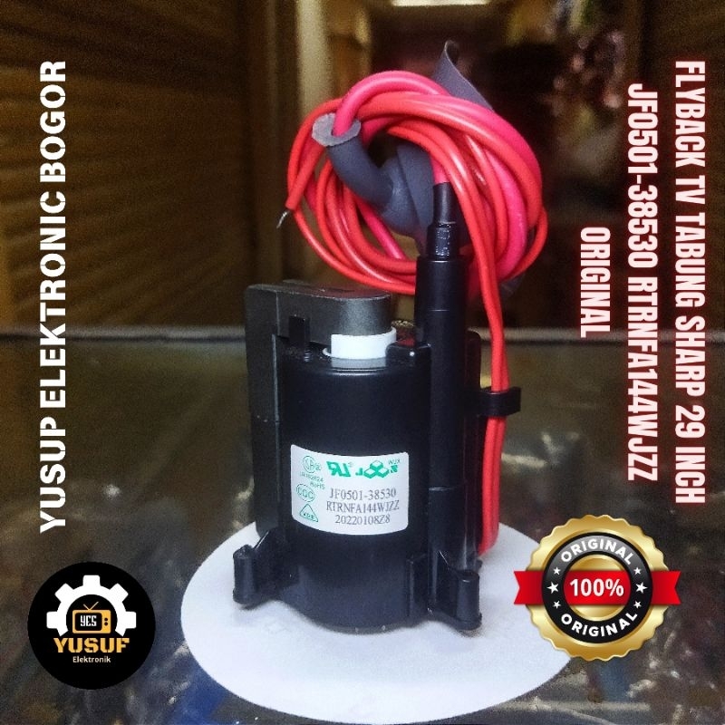 FLYBACK PLAYBECK TV TABUNG SHARP 29 INCH JF0501-38530 FA144WJZZ ORIGINAL