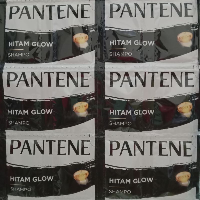 36 SACHET PANTENE 1000 HITAM GLOW TWIN PACK (SHAMPO)