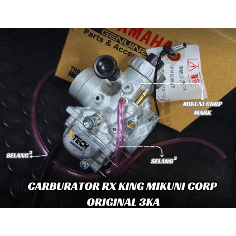 CARBURATOR RX KING ORIGINAL MIKUNI CORP ORIGINAL 3KA MIKUNI CORP CARBU RXK/CARBURATOR RX KING/CARBUR