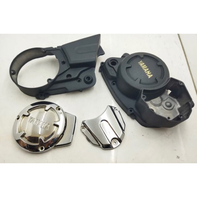Bak kopling rx king new hitam coating Tutup cover crom. Set kiri kanan