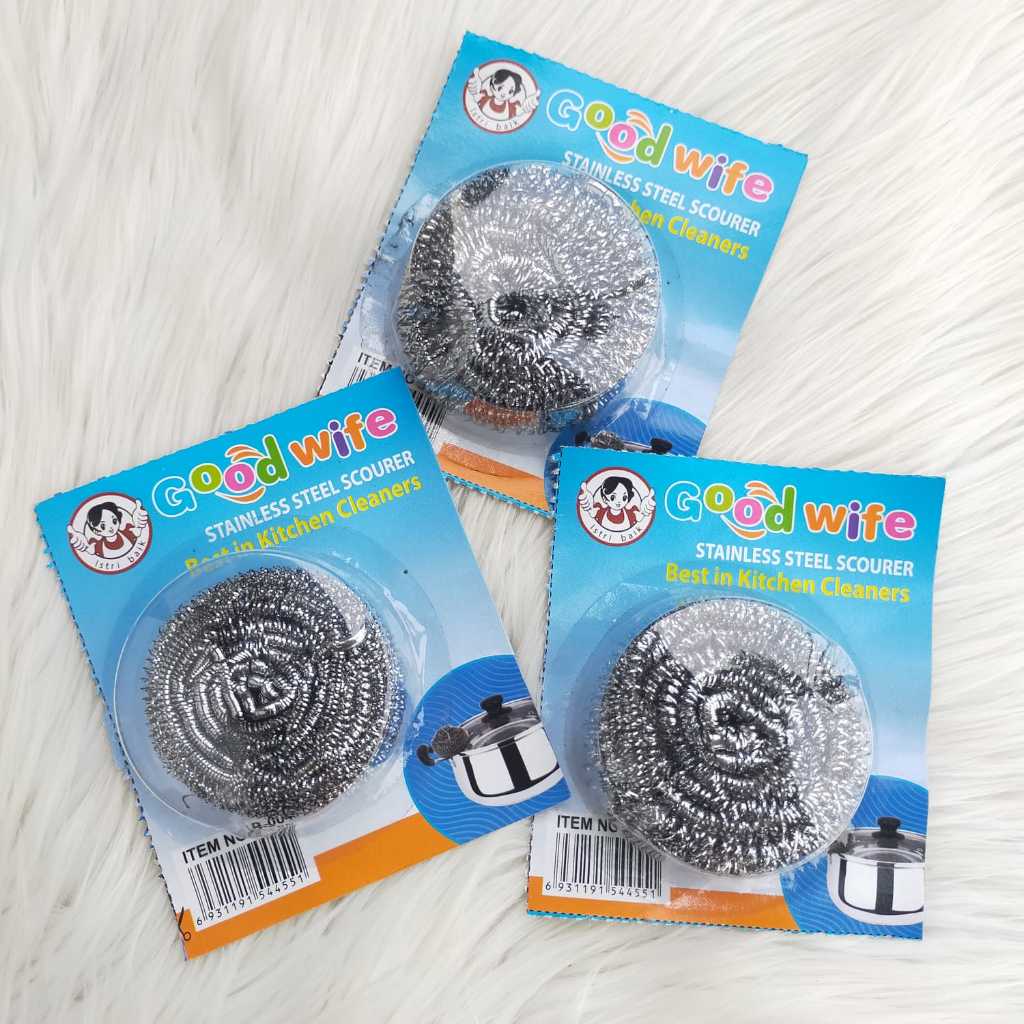 SABUT KAWAT CUCI PIRING / STAINLESS KAWAT / SABUT BESI CUCI PIRING 6 CM