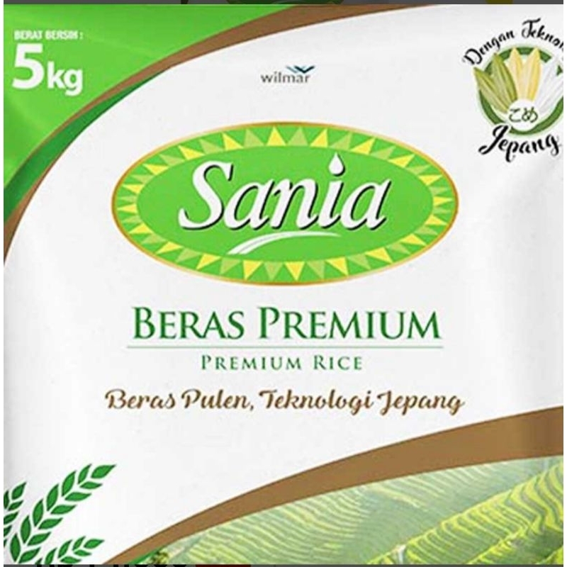 

Beras Sania 5kg pulen