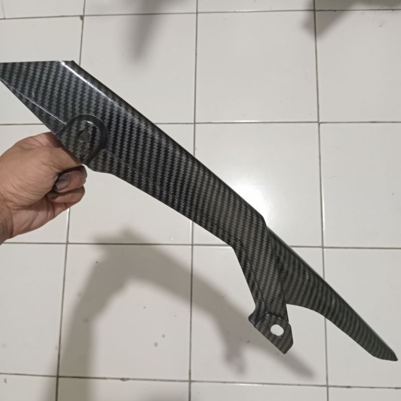 tutup rantai carbon vixion/tutup rantai vixion carbon