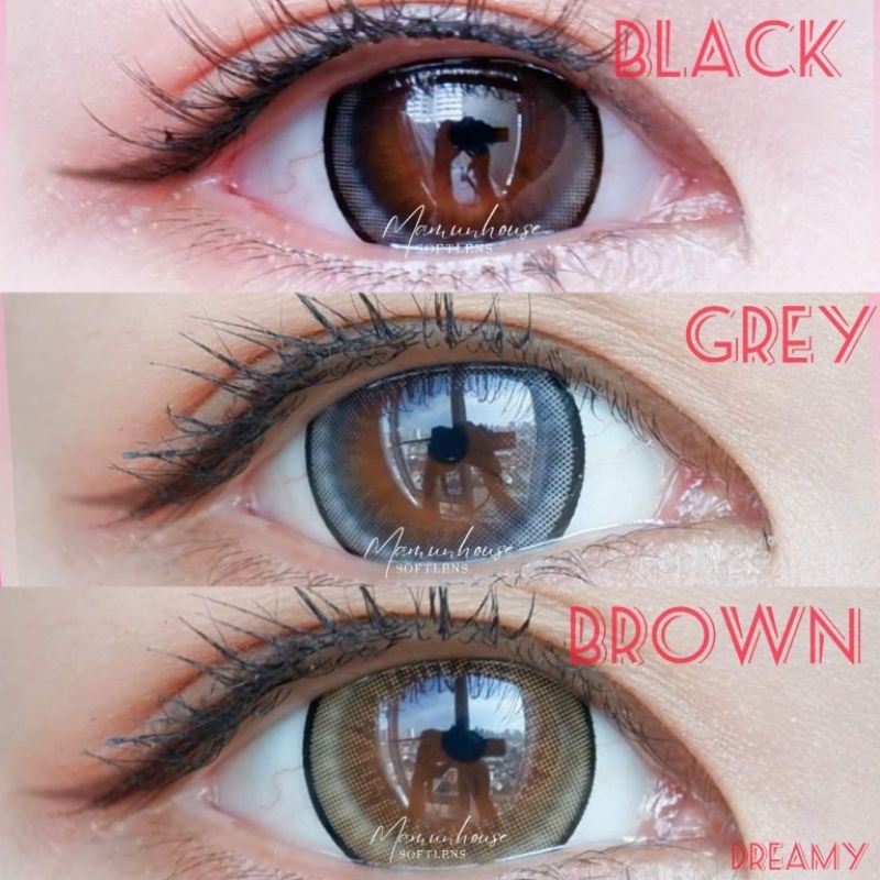 ORIGINAL KITTY KAWAII DREAMY BROWN GREY softlens softlenses soflens