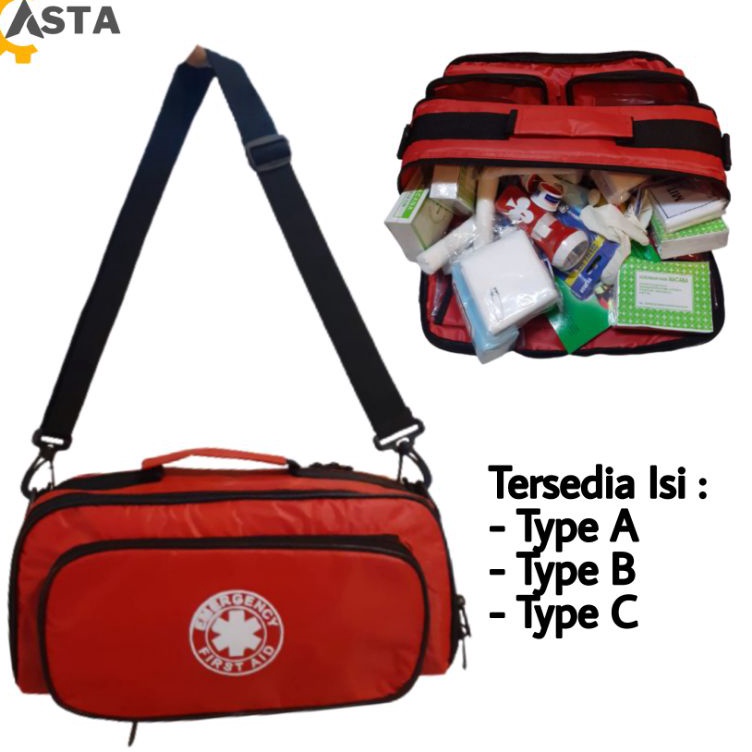 Promo Populer Tas Emergency Selempang Lengkap Dengan Isi  Tas Selempang P3K  Tas Jinjing  Tas Emerge