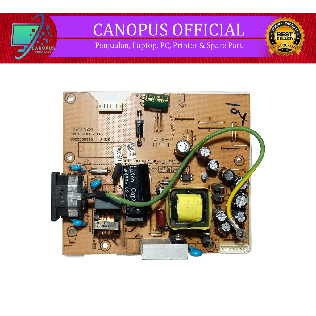 Power Supply LCD Monitor 19inch Zyrex - Mainboard LCD Monitor 19inch Zyrex Board  -Mainboard Motherb