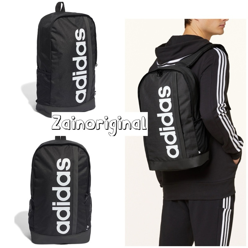 ORIGINAL ADIDAS ESSENTIALS LINEAR BACKPACK TAS RANSEL TAS SEKOLAH TAS KULIAH TAS LAPTOP
