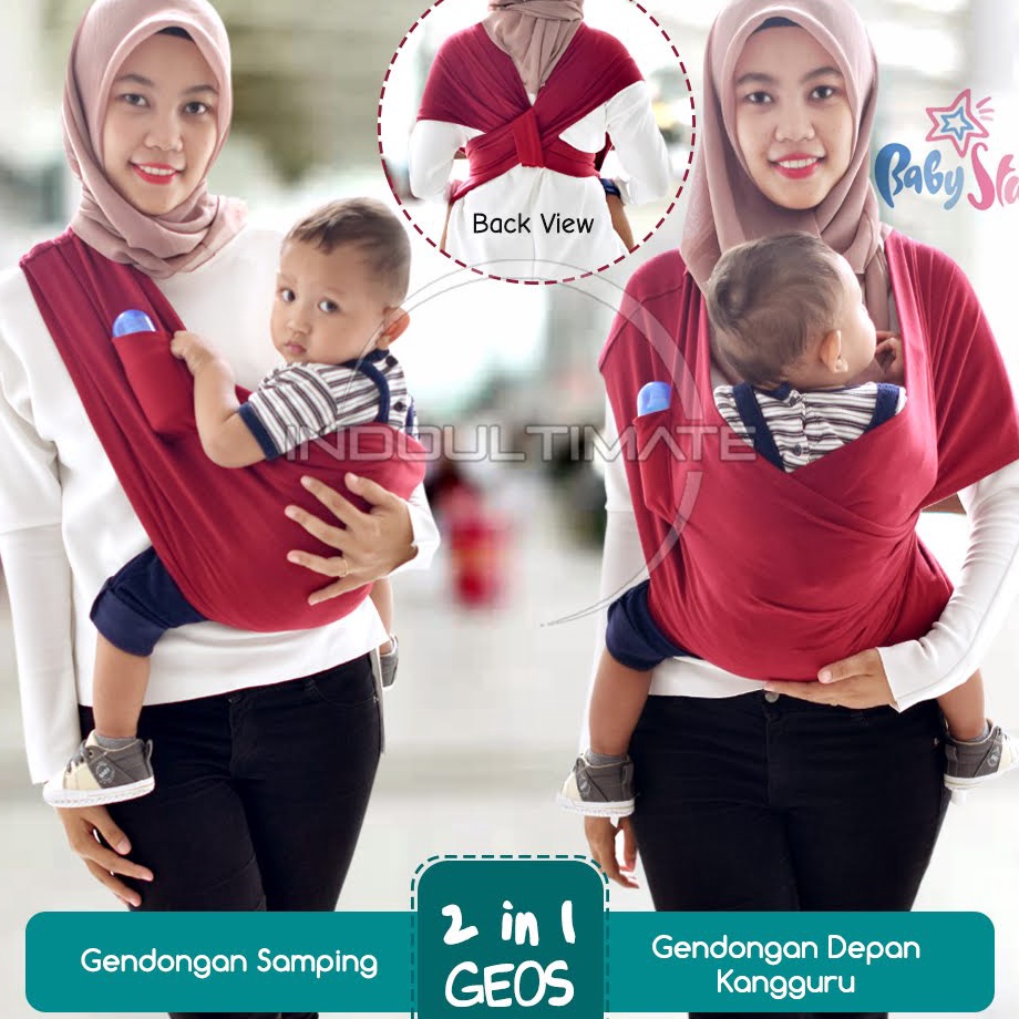 Update Terbaru  2in1 Gendongan Kaos Geos Bayi Gendongan Depan Model Terbaru 223 Gendongan Bayi Kanto
